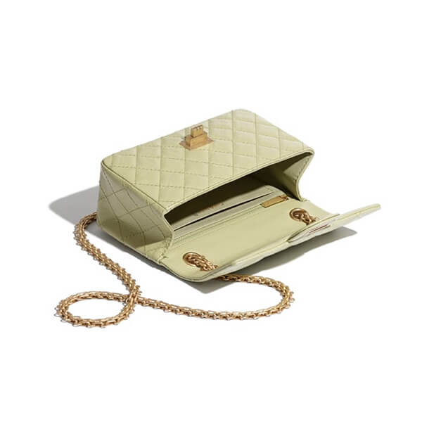 シャネル 22.5 ミニ ハンドバッグコピー *ブロンズ チェーン AS0874 B01441 N5204